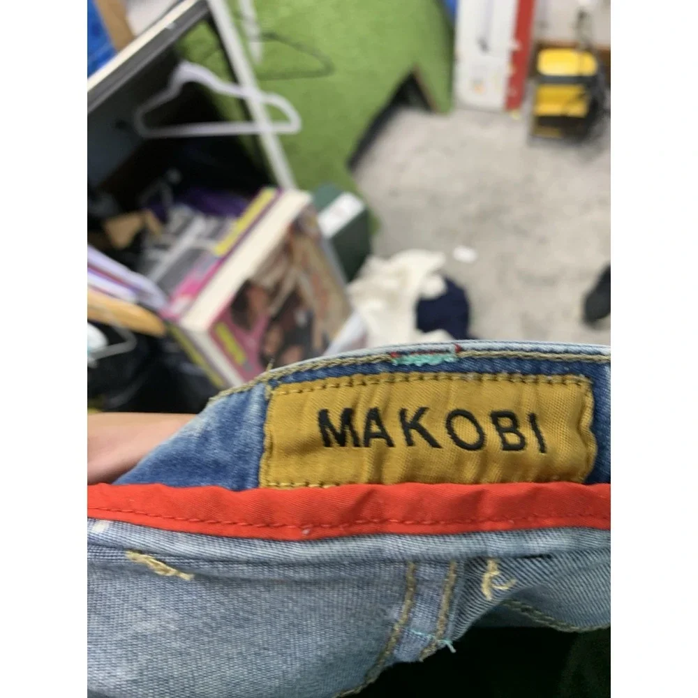 M1967 MAKOBI Jeans Mens 30x32 Noah Distressed y2k Grunge Punk Skater 2000s